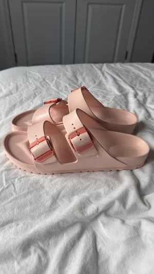 Birkenstock Pink Arizona Big Buckle Sandals thumbnail 3