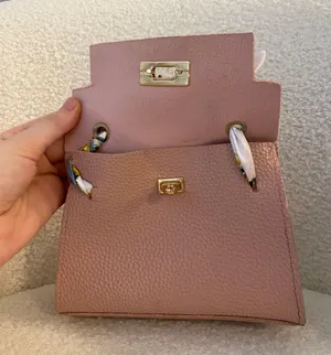 Ballet Pink Mini Leather Bag thumbnail 3