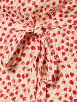 REFORMATION Delanie Mini Halter Dress in Alma Floral Tulip Print Size M thumbnail 6