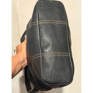 Coach Chelsea Black Pebbled Leather Hobo Shoulder Bag 10948 Turnlock Vintage Y2K thumbnail 14