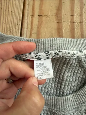 Element Waffle Knit Long Sleeve Shirt size L thumbnail 3