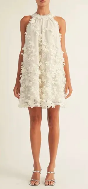 Arose Studio Jacey Embellished Sleeveless Shift Dress thumbnail 1
