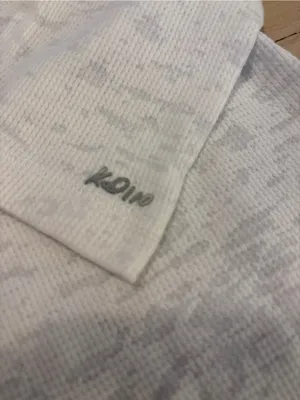 Kello White Heather Long Sleeve Crew Tee Size L thumbnail 3