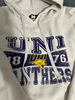 •UNI Panthers Hoodie White Size L thumbnail 2