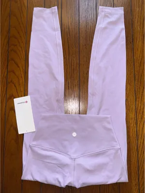 Lululemon Align No Line High-Rise 28” Lilac Play Size 4 NWT thumbnail 1