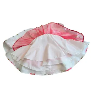 Sherri Hill 50563 Pink Rose Floral Fit Flare Skirt White Designer Size 0 Bridal thumbnail 12
