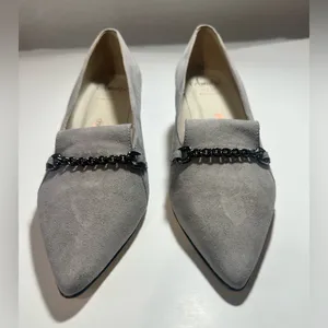 Amalfi Panda Pump Rangoni Firenze Made In Italy Grey‎ Cash Designer Classy 7.5 M thumbnail 2