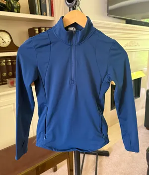 Blue long sleeve quarter thumbnail 1