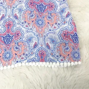 VICTORIA’S SECRET Blue Paisley Print Short Nightgown Sleeveless Size‎ Small New thumbnail 8