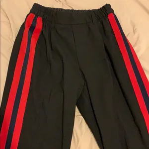 Black and Red Bershka Sporty jogger trouser pants Size XS thumbnail 6