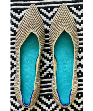 Rothy’s The Point Multi Metallic Flats thumbnail 9