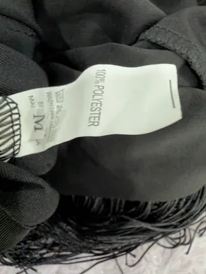 Black Fringe Slip Mini Dress - Women thumbnail 7