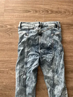 We The Free Riley Seamed Jeans Womens 26 Blue Acid Wash Skinny Stretch High Rise thumbnail 7