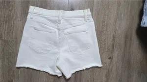 Madewell white denim shorts Size 25 #denim #summer thumbnail 3