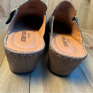 Josef Seibel Lily Black‎ Clogs size 36 (5.5 US) thumbnail 4