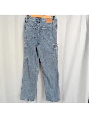 Ladies' Express High Waisted Cargo Jeans 4 thumbnail 7