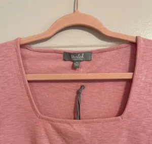 𝅺marled Essentials Prink Short Sleeve Top Size XS thumbnail 5