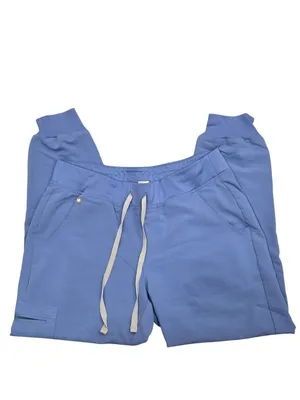 Figs Technical Collection Jogger Scrub Pants Blue M/P Drawstring Pockets Petite thumbnail 5