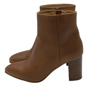 Aquatalia Florita Leather Ankle Boots - Brown - 8.5 thumbnail 4