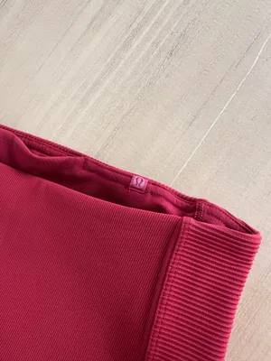 Lululemon Daily Lineup 7/8 Tight *25" Dark Sport Red 6 thumbnail 3