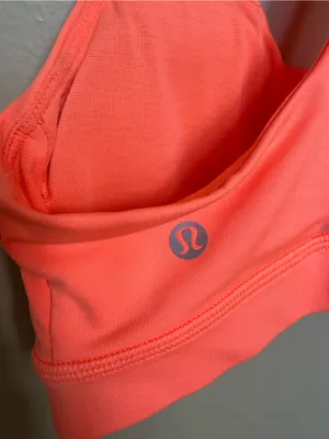Lululemon Invigorate Bra Pop Orange Sports Bra Size 8 thumbnail 7