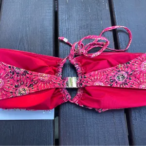 Xamiania Coral‎ Patterned Women's Swim Top NWT thumbnail 3