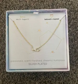 Target Leo gold necklace thumbnail 1