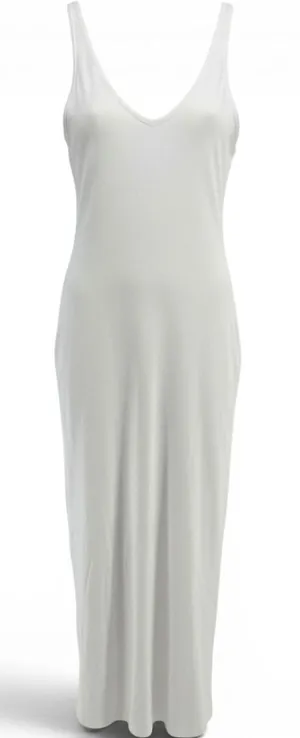 Nili Lotan Dress Womens L Stevie Dress White Halter V-Neck Maxi NEW thumbnail 1