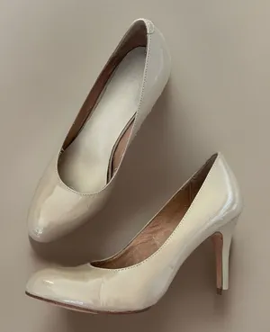 Corso Como Del Heel Pump Tan Nude Beige Patent Leather Women’s US 6.5 Repaired thumbnail 1