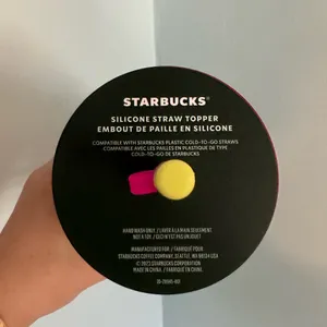 NWT Starbucks Spring 2023 Citrus Color Change Swirl Straw Topper Plastic Tumbler thumbnail 4