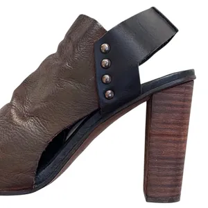 EUC Free People Leather Picture This Heels Size 9.5 thumbnail 2