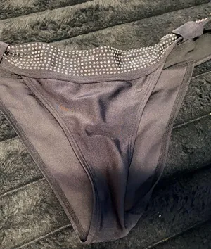 Kardashian Kollection swim bottoms Label thumbnail 1