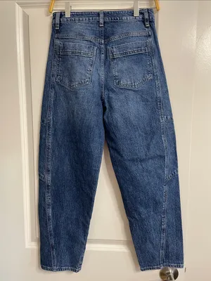 Habitual Women's Brant High Waist Crop Barrel Jeans Size 2/26 thumbnail 4