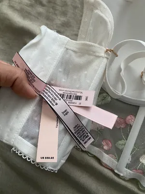 Victoria's Secret Dream Angels Strawberry Embroidery Corset Top thumbnail 3