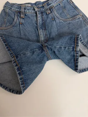 Vintage Bill Blass Denim Shorts High Rise Pockets Medium Wash Blue 90’s Y2K thumbnail 6