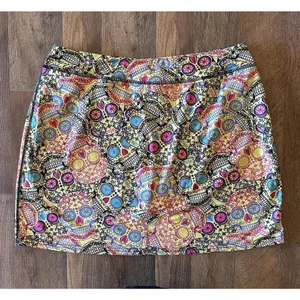 Kimmery Sugar Skull Multicolor Skirt/Short Athletic Skort Cellphone Pocket XL thumbnail 3