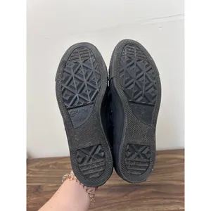 Converse Chuck Taylor All Star Low‎ Top Monochrome Black Sneakers Womens 6.5 thumbnail 5