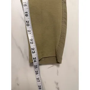 Ariat Sport Equestrian Breeches Olive Green Tan Knee Patch Riding Pants 32R thumbnail 11