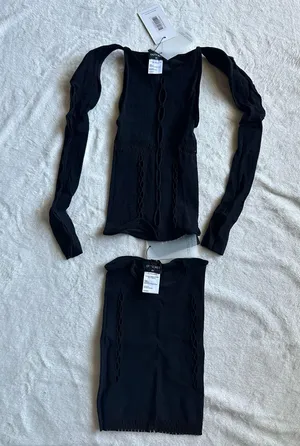 Outcast Clothing 2 Piece Set Oasis Stocking Top / Oasis Mini Skirt thumbnail 4