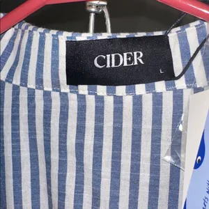 Cider Blue and White Striped Dress 💙 NWT thumbnail 3