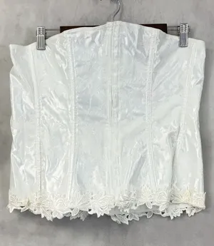 Vintage Empire Intimates Corset‎ Top Women 44 Floral Jacquard Regency Coquette thumbnail 1
