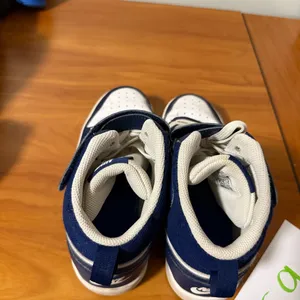 Nike Court Borough Mid 2 GS Navy Blue White Sneaker cd7782-107 Size W8‎ Y6.5 thumbnail 7