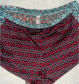 Victoria's Secret Patterned Satin Sleep Shorts thumbnail 3