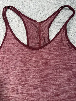Lululemon Marled Wine Racerback Tank Top thumbnail 2