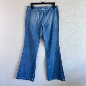 Theory‎ Women's Tara Wide Leg Boot Cut Flare Jeans thumbnail 4