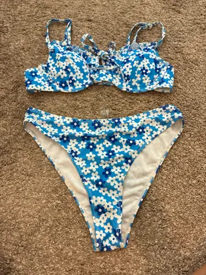 SHEIN swim set Blue Size M thumbnail 1