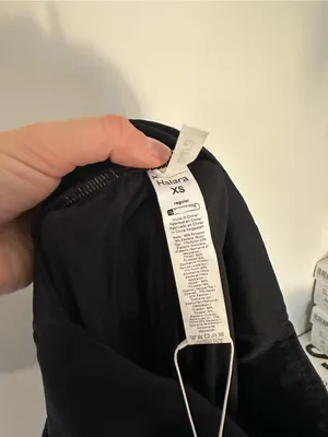NWT Halara Breezeful™ High Waisted Tummy Control Hem Quick Dry Pants black xs thumbnail 4