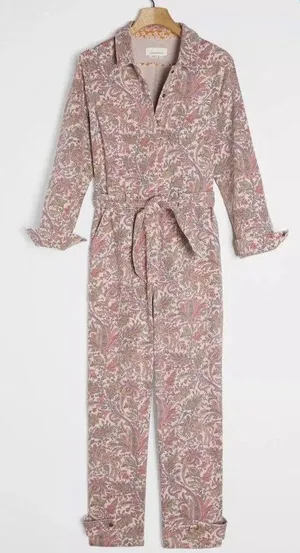 Anthropologie Paisley Utility Jumpsuit XS thumbnail 1
