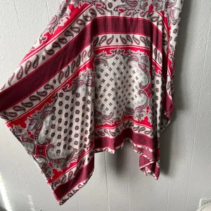 Umgee Womens Tank Dress Large Handkerchief Hem Paisley Floral Cottagecore Boho thumbnail 11