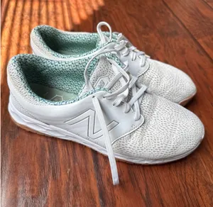 Womens New Balance Fresh Foam Breathe Spikeless Golf Shoes Size 10 White thumbnail 1
